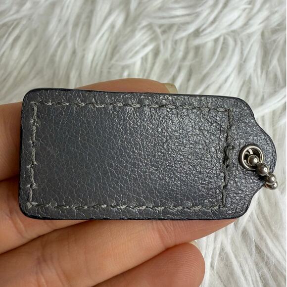 1.5" COACH  Fob Bag Charm Hang tag Hangtag - Picture 2 of 2